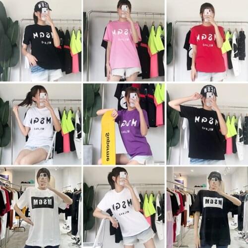 VIVA MB ITLAIN HOT BRAND WOMEN AND MEN COTTON TSHIRT MGM LETTERS S M L XL