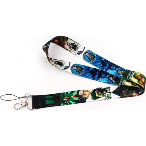 J3007 Cartoon Man Neck Strap Lanyard for keys ID Card Gym Mobile Phone Straps USB badge holder DIY Hang Rope