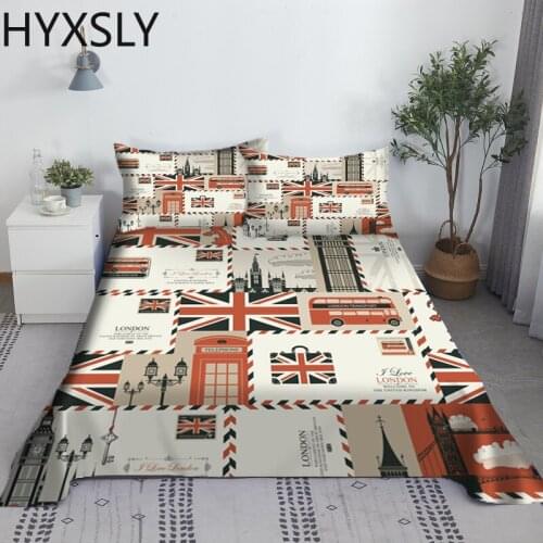 National Flags West Cowboy Bed Sheet Set 3D Printed Polyester Bed Flat Sheet With Pillowcase Twin Full Queen King Size Bed Linen