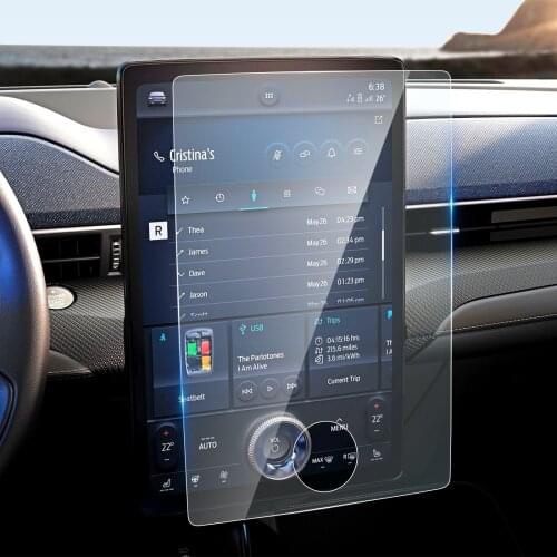 LFOTPP For Mustang Mach-E 2021 15.5 Inch Car Multimedia Radio Display Screen Protector Auto Interior Protective Sticker