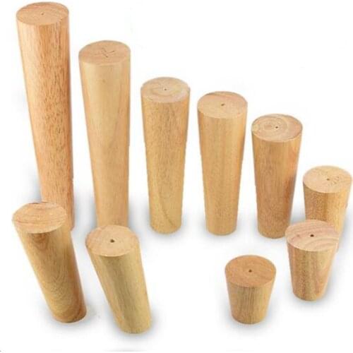 Furniture Legs 1 Piece Wooden Table Legs Solid Wood Chair Sofa TeaTable Cabinet Kitchen Furniture Foot