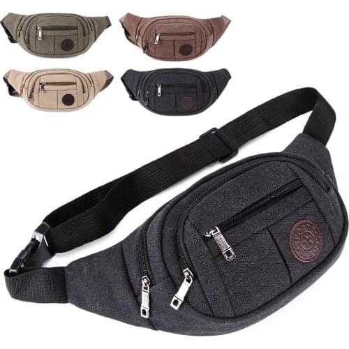 Weduoduo 2019 Fanny Pack Men Waist Bags for Men Fashion Cigarette Phone Case Money Belt for Travel Security Wallet Purse