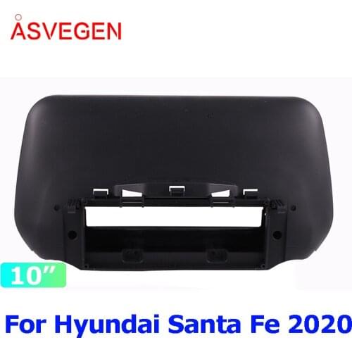 10” Car Radio Fascia Frame For Hyundai Santa Fe 2020 Car Dvd Frame Install Panel Dash Mount Installation Dashboard