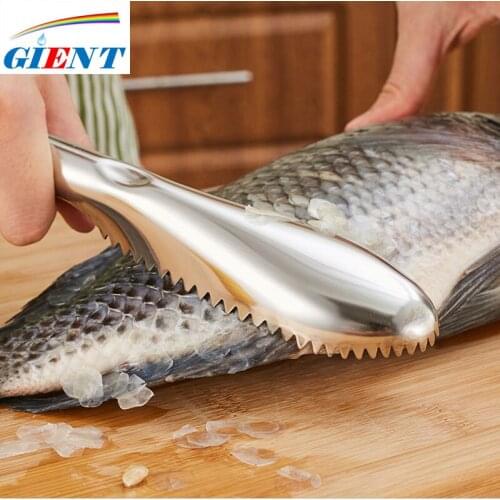 Stainless Fish Scales Scraping Graters Fast Remove Fish Cleaning Peeler Scraper fish Bone Tweezers Kitchen Accessorie Tool Gadge