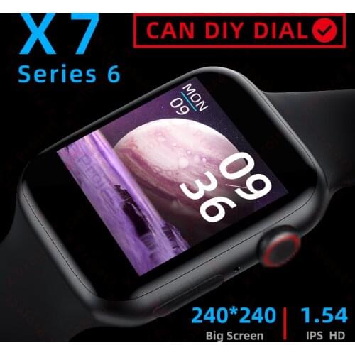 X7 smartwatch 2020 IWO Smart watch Men Women Fitness bracelet Call Heart Rate Pedometer Watches pk X6 W26 t600 t500 amazfit neo