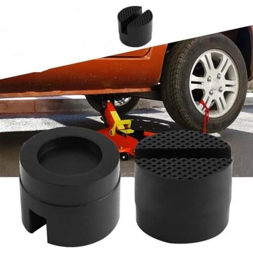 1Pc 5cm Universal Slotted Frame Blocks Rail Floor Jack Guard Adapter Rubber Pads 100% Brand new and high quality