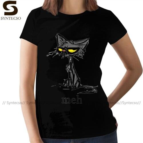 Siamese Cat T-Shirt Siamese Cat Meh T Shirt Plus Size Graphic Women tshirt Street Style Gray Ladies Tee Shirt