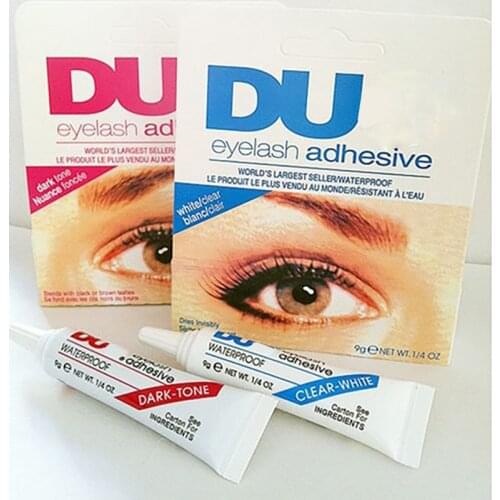 1PC Lash Glue Eyelash Cosmetic Tools Waterproof False Eyelash Clear-white/Dark-black Waterproof False Eyelashes Makeup Adhesive