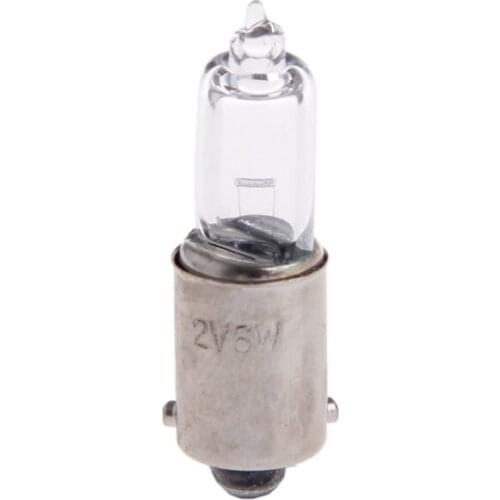 10Pcs H6W 434 BAX9S 12V 6W Clear Glass Clearance Light Miniature Lamp C2R Filament Car Bulbsc
