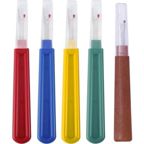 5PCS Sewing Thread Cutter Seam Ripper Stitch Unpicker Sewing Tool Plastic Handle Craft Tool Sewing Accessories Sewing Tools
