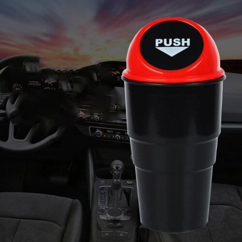 Car Trash Can Organizer Garbage Holder Automobiles Storage Bag Accessories Auto Door Seat Back Visor Trash Bin Paper Dustbin