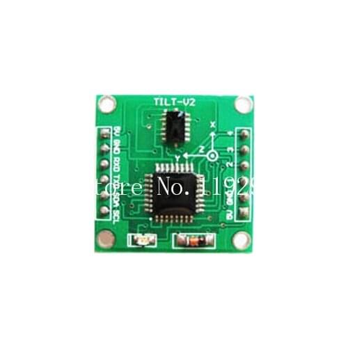 [[BELLA]Biaxial 90 -degree tilt sensor module to send anti- vibration test software--2PCS/LOT