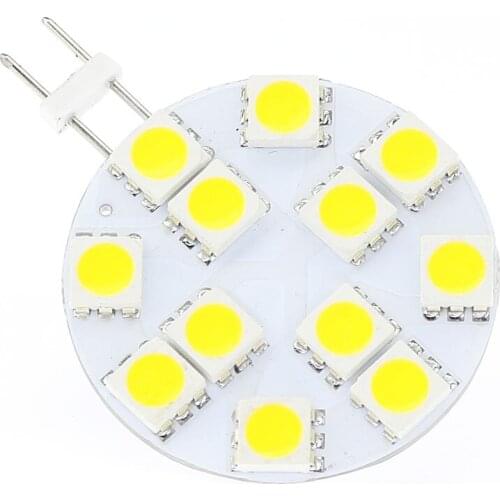 Free Shipment 12 Led G4 Lamp 5050 SMD 12V 24V 240-264LM 2.4W Yachts Boats Ships Automobiles Carts 10pcs/lot