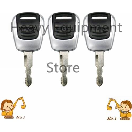 For Hyundai Excavator Heavy Equipment Ignition Key - New Style 21Q4-00090 R-9 Series Equipment Key free shipping