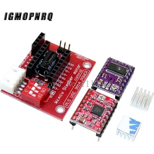 3D Printer A4988 DRV8825 Stepper Motor Driver Control Panel Board Expansion Board+A4988/DRV8825