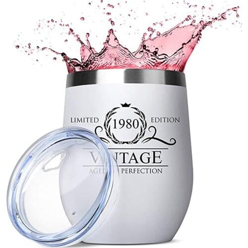360ml Wine Tumbler Double-layer Vacuum Eggshell Thermos Cup Double Wall Vacuum Insulated For Keeping Any Cold And Hot Drinks NEW