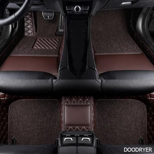 Custom car floor mats for peugeot RCZ 307 sw 308 607 206 207 301 407 308 408 508 2008 4008 5008 3008 foot mats auto accessories
