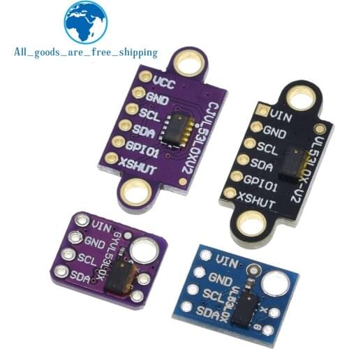 VL53L0X Time-of-Flight (ToF) Laser Ranging Sensor Breakout 940nm GY-VL53L0XV2 Laser Distance Module I2C IIC 3.3V/5V For Arduino