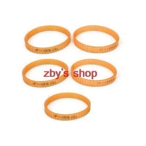 5 Pcs 10mm Width Electric Planer Part Drive Belt Band Apricot for Hitachi F20A