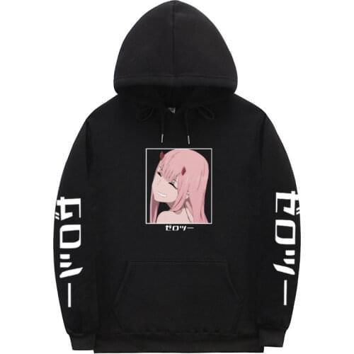 Man woman Hoodie Men Sweatshirt Print Zero Two Waifu Kawaii Pullover MenS Hoodies Sweatshirts Leisure Sportswear Hombre For Man