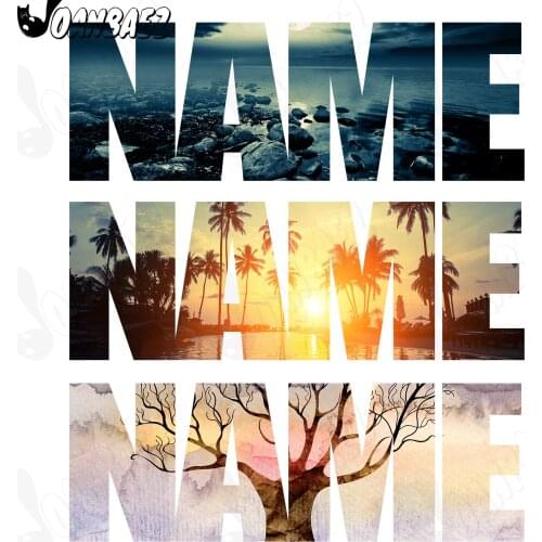 Custom Diamond Painting Name 5Ddiy Landscape Cross Stitch Picture Diamond Mosaic Embroidery Handmade Gift Design Room Decoration