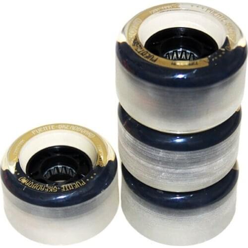 Set of 4 Pcs Flashing Roller 78A hardness Replacement Light Up Wheels Flash 60mm with Magnetic Core for Skateboard Parts