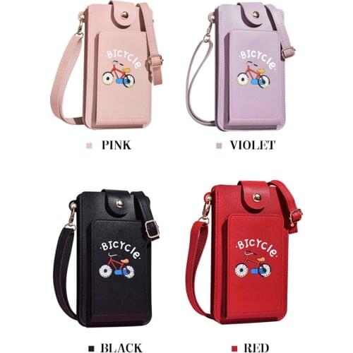 New Mobile Phone Bag Wallet Ladies Korean Version Single Shoulder Messenger Mini Bag Wallet Ladies Long Multi-card Wallet