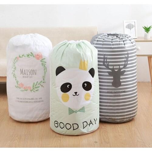 Large Capacity Organizer Storage Bag Clothes Packaging Toy Packing Bag Quilt Closet Clothing Luggage Bag For Pillow Blanket