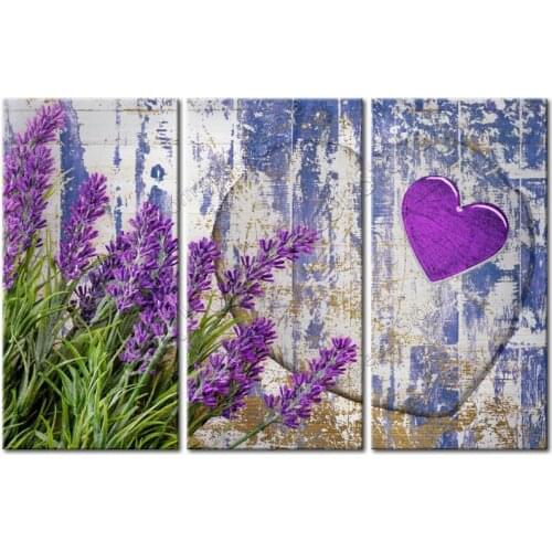 RA0597 Landscape Diamond Embroidery Crystal Full Square Diamond Sets Decorative Diy Diamond Painting Cross Stitch Purple Lavende