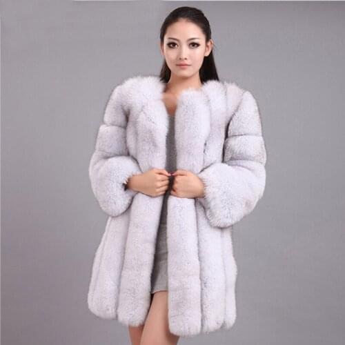 Savabien Luxury Faux Fur Coat Women Plus Size Winter Thick Warm Elegant Outerwear 2019 Fashion Black Furry Fake Fur Jacket Pink