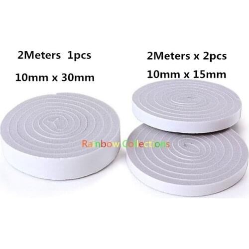 10x30/10x15mm 2Meters Widening seal magnetic door glass window seal plastic steel sound insulation warm seal Self-adhesive