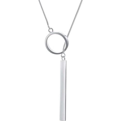 Charms wedding party silver color new cute for women necklace jewelry silver jewelry fashion cute pendant necklace LN020