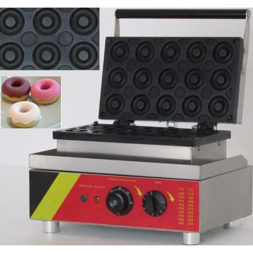 110v/220v electric 15 pieces commercial donut machine for sale