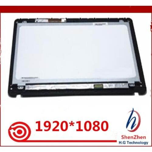 15.6"For Sony Vaio SVF152 Series SVF152C29M SVF152C29L SVF152A29V N156HGE LB1 Full LCD Display Touch Panel Screen Assembly+Bezel