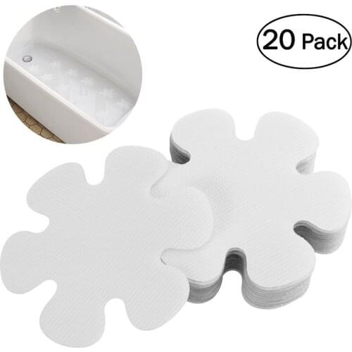 20PCS Anti-Slip Strips Shower Stickers Bath Safety Strips Transparent Non Slip Strips Stickers for Bathtubs Showers Stairs Floor