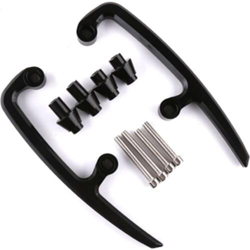 2x CNC Aluminum Motorcycle Rear Grab Bars Rear Seat Pillion Passenger Grab Rail Handle For kawasaki Z650 2017-2018