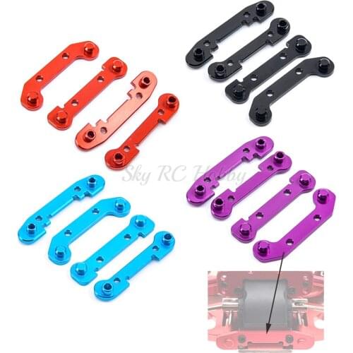 4Pcs Upgrade Metal Reinforced Swing Arm RC Car Model Replace Set for 1:14 1/14 Wltoys 144001 1/12 124018 124019 Accessories
