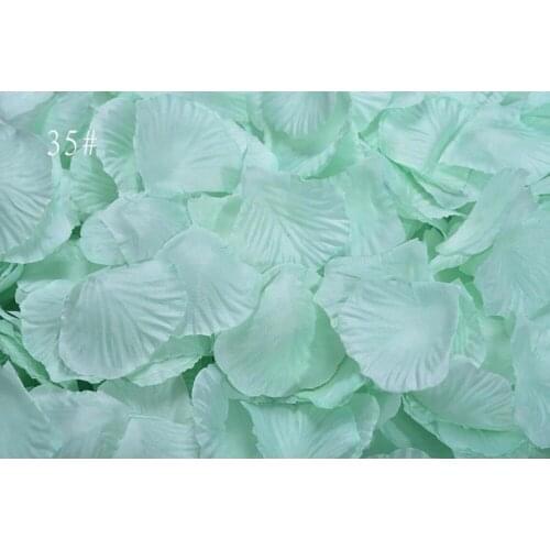 5,000pcs 4.5*4.5cm Gold Yellow Rose Flower Leaves Petals For Wedding Party Holiday Venue Decoration Color-35