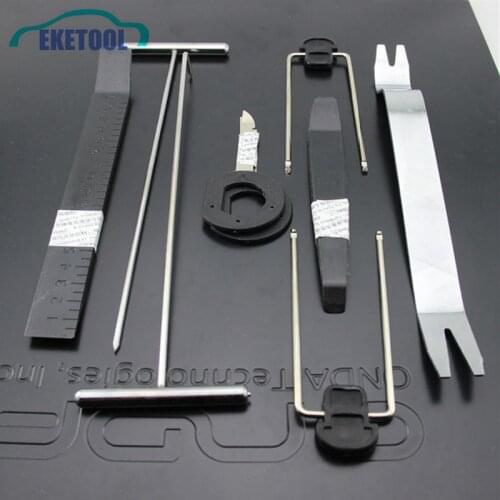 9pcs/Set Auto Car Radio Video Remover Tools Automotive Panel Trim Pry Kits Stereo Refit Interior Auto Removal Tools Herramientas