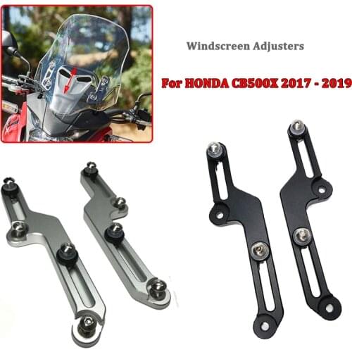 New For HONDA CB500 X CB500X 2017 2018 2019 Motorcycle Accessories Windscreen Adjusters Airflow Adjustable Windscreen Wind