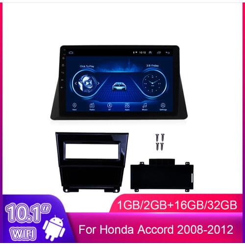 Android 10.1 Car 10.1'' Radio GPS WIFI Mirror Link For Honda Accord 2008-2012