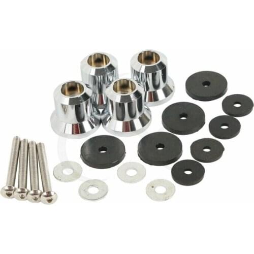 Motorcycle 5/8" Luggage Rack Risers Complete Kit For Honda Goldwing GL1800 Models 01-17 08