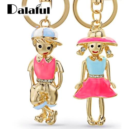 Chic Girl Boy For Lovers Gift Key Chains Rings Holder Exquisite Crystal Bag Pendant For Car Keyrings KeyChains Chaveiro K249