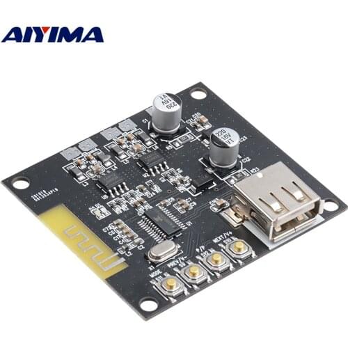 AIYIMA Bluetooth 5.0 Power Amplifiers 27Wx2 USB Decoder HIFI 2.0 Stereo Digital Class D Sound Amplificador For Car Speaker Audio