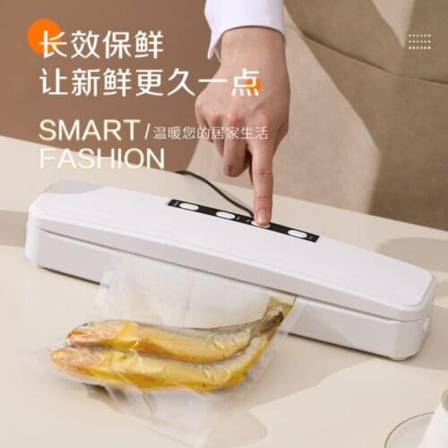 Best Food Vacuum Sealer 220V/110V Automatic Commercial Household Food Vacuum Sealer Packaging Machine Include 10Pcs Bags