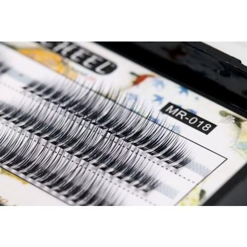 Lucky Flower RacheelMix Length False Eyelash Natural Long Black Fake Eyelashes Extension Makeup Tool