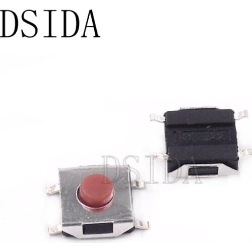 20Pcs micro switch Tact Switch 6x6x2.5mm Button red button reset switch SMD 4Pins 6*6*2.5mm Push button switch