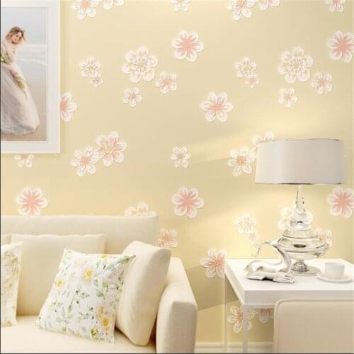 BEIBEHANG Desktop Mural Wallpaper roll Flower childrens room Imitation wall paper roll Feature 3d wallpaper for Living Room