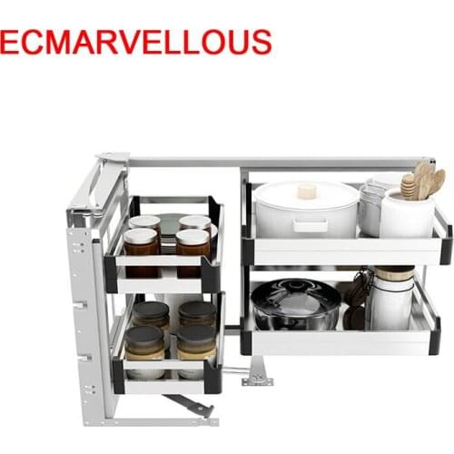Pantry Cucina Organisadores Para Cosina Armario De Despensa Stainless Steel Cozinha Rack Cocina Kitchen Cabinet Storage Basket