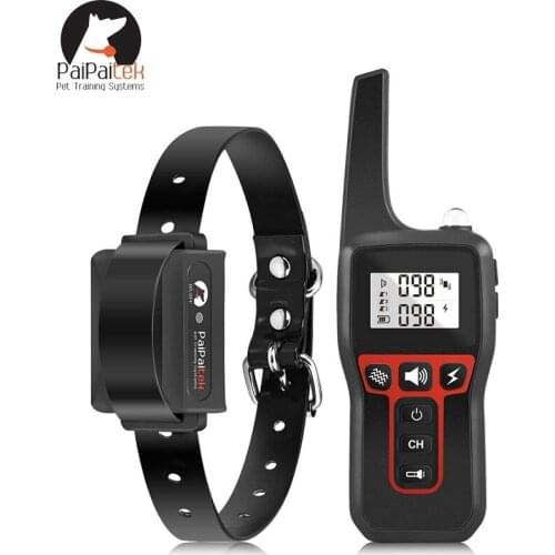 1200Yd Range Dog Training Collar with Remote, Training Collar with LED Light 3 Working Modes Tone and 1-100 Adjustable Levels